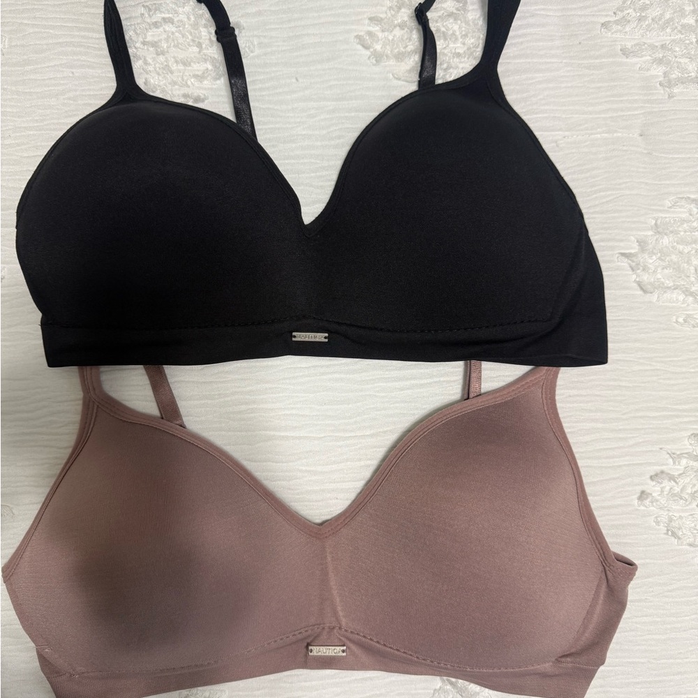 Nautica Black and Mauve 2PC